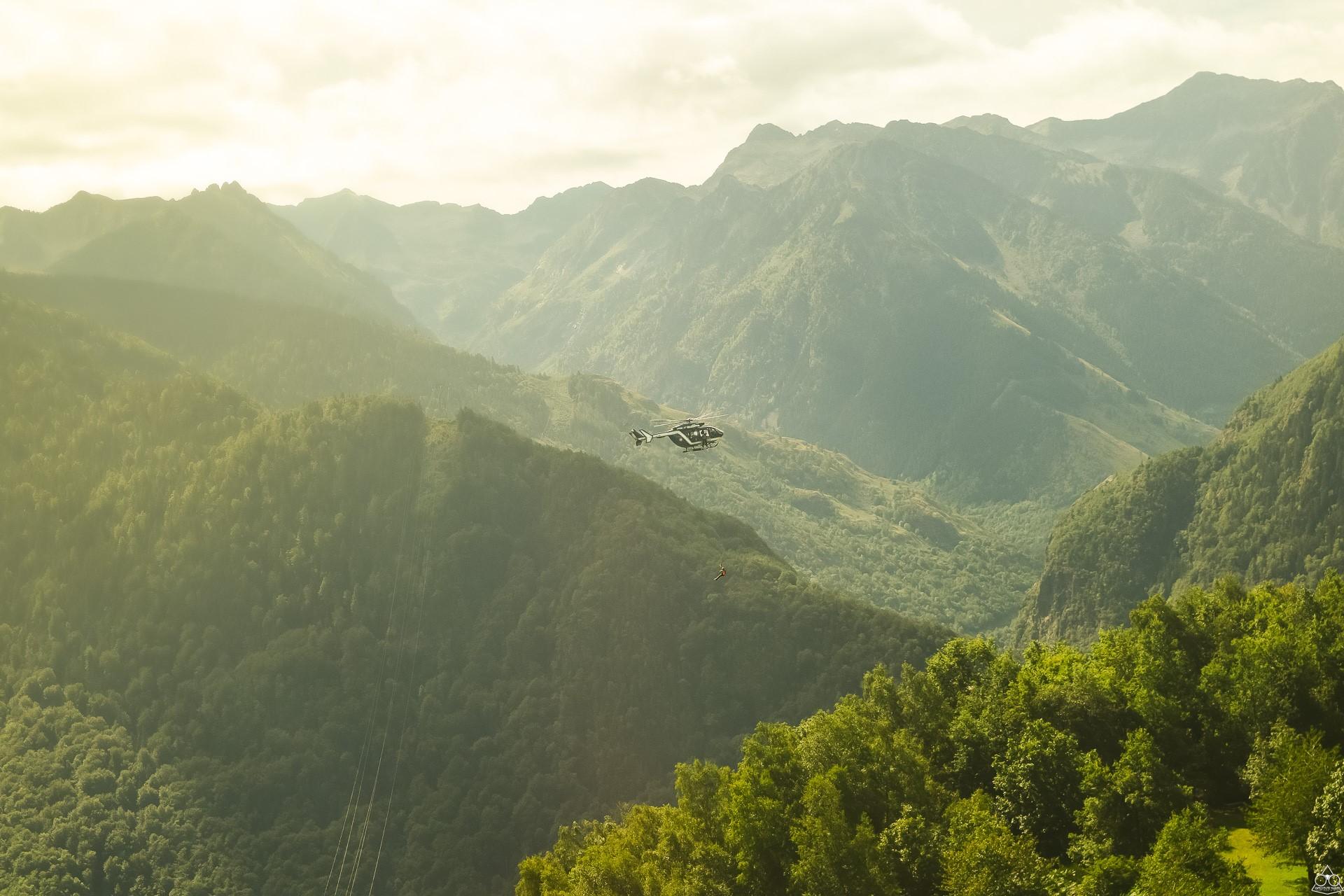 helitreuillage Orlu fort d'Ambleteuse